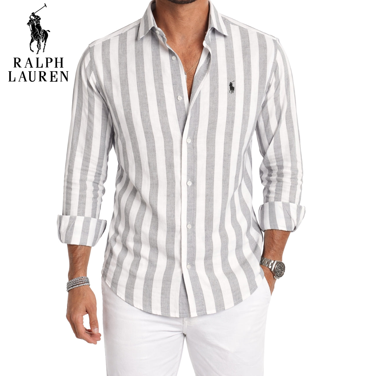 RL® - Premium Striped Casual Shirt