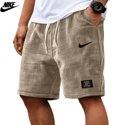 NK®- Textured Waffle Knit Shorts